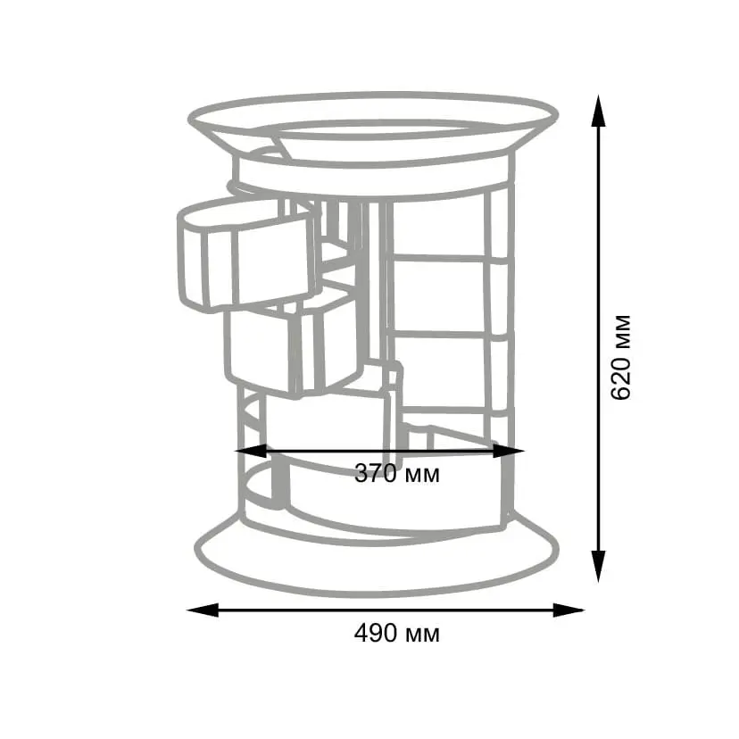 Косметологическая тележка Giroco Evita