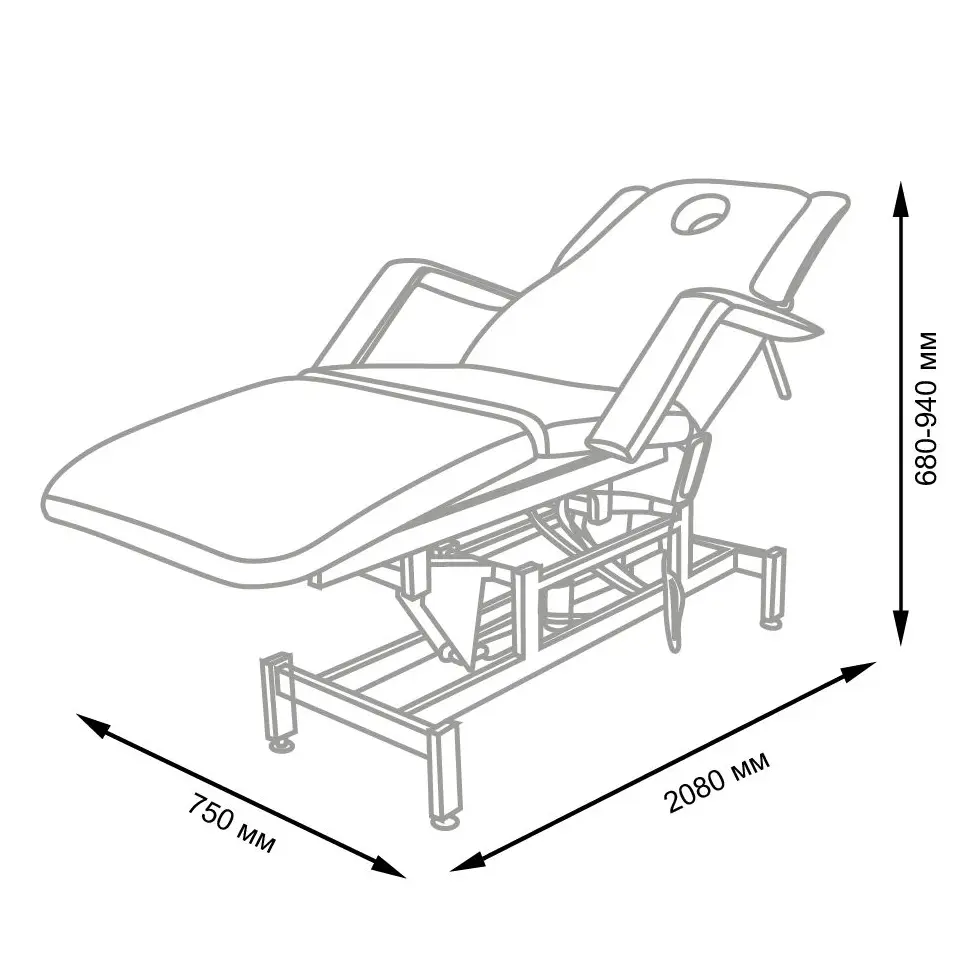 Кушетка массажная МД-849 (Элегия-3А)